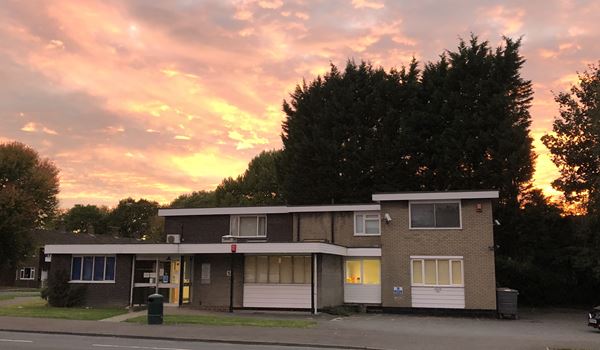 Furnace Green Surgery at sunset